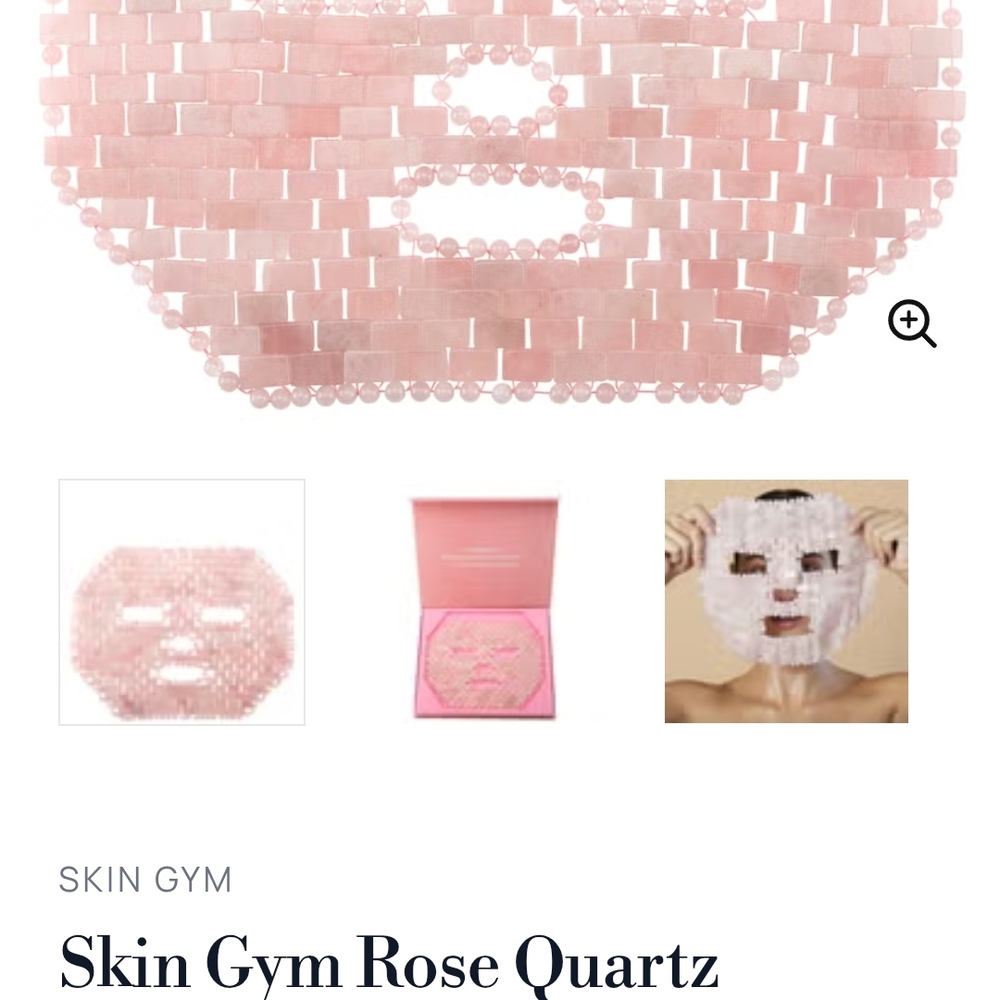 Rose Quartz Face Mask - Pink